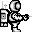 Space Worker Left icon