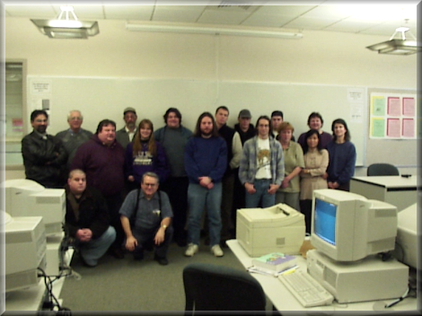 MACJR in class picture, front-center - CIS 116 - Winter Quarter 1999 MACJR in class picture, front-center - CIS 116 - Winter Quarter 1999